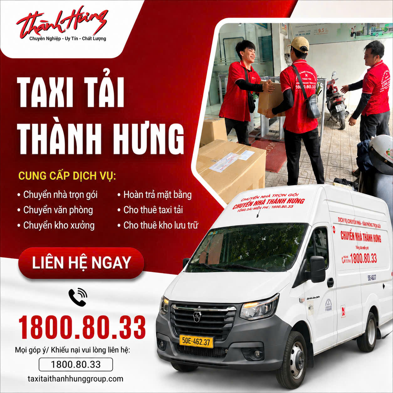 HÃNG TAXI TẢI THÀNH HƯNG GROUP